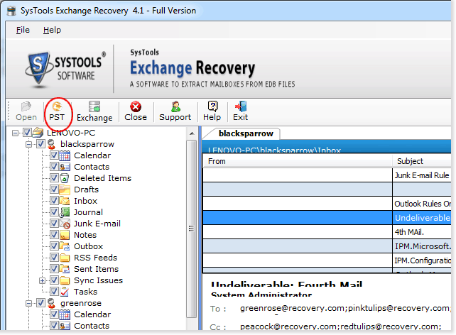 Restore Exchange 2007 Database EDB 4.1